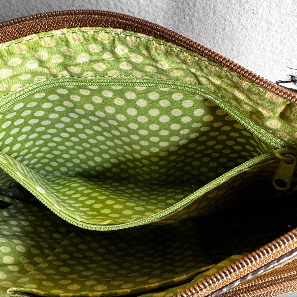 Fossil Coated Canvas Key Per Organizer Crossbod - image 5